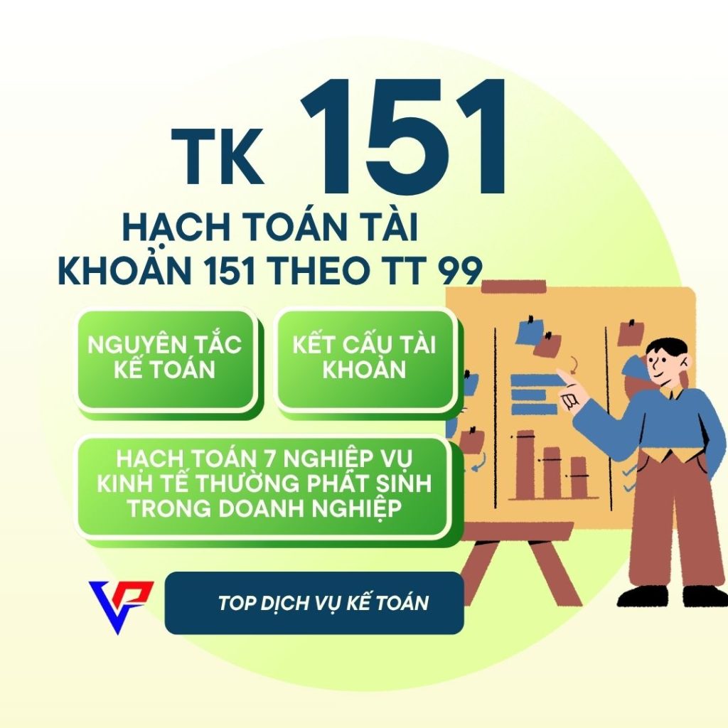 HẠCH TOÁN TÀI KHOẢN 151 - THEO THÔNG TƯ 99 - TOP DỊCH VỤ KẾ TOÁN