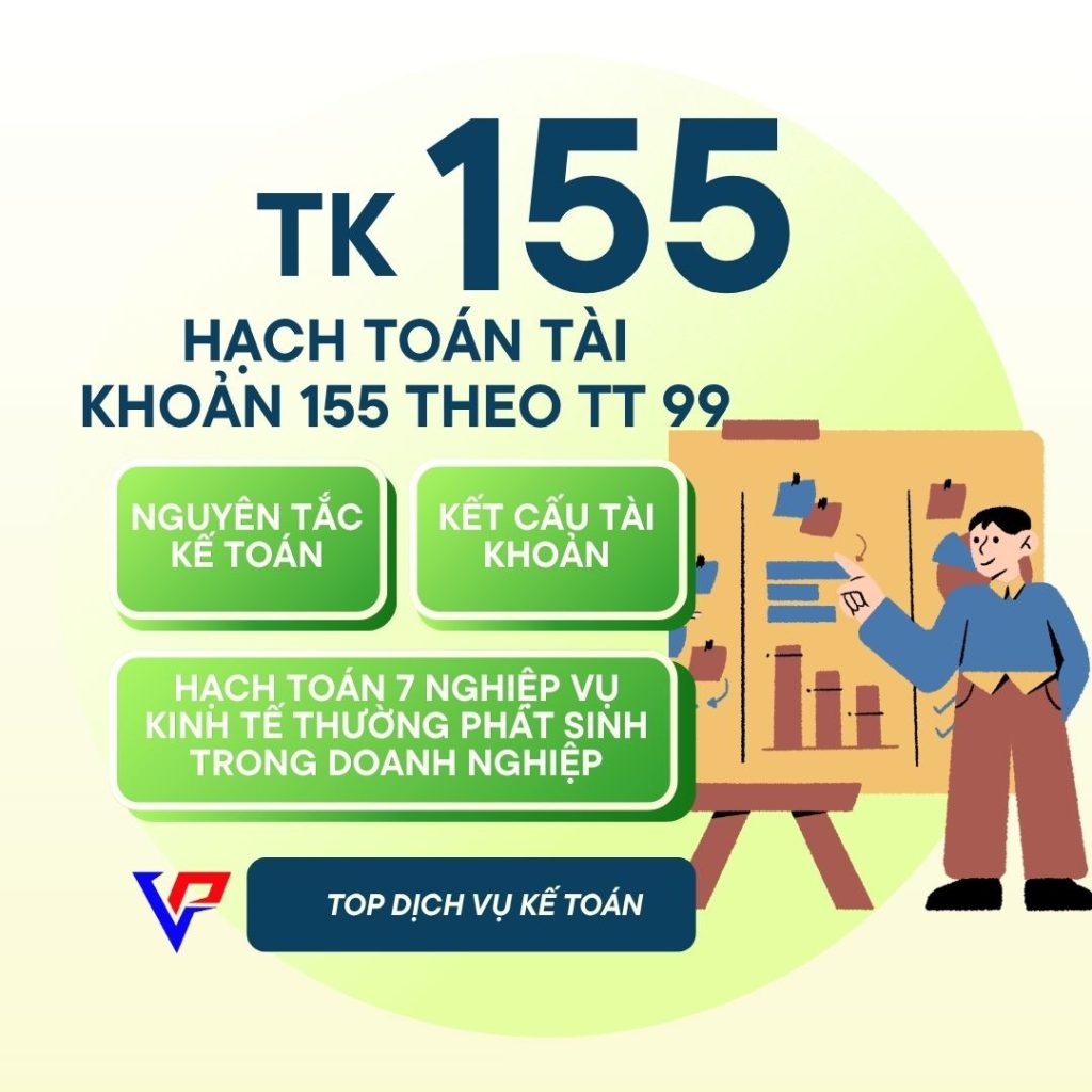 HẠCH TOÁN TÀI KHOẢN 155 – SẢN PHẨM THEO THÔNG TƯ 99 - TOP dịch vụ kế toán