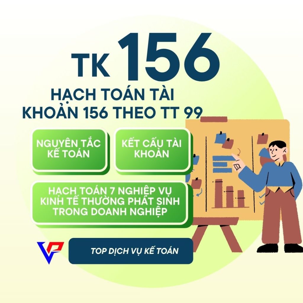 HẠCH TOÁN TÀI KHOẢN 156 theo thông tư 99 -TOP dịch vụ kế toán