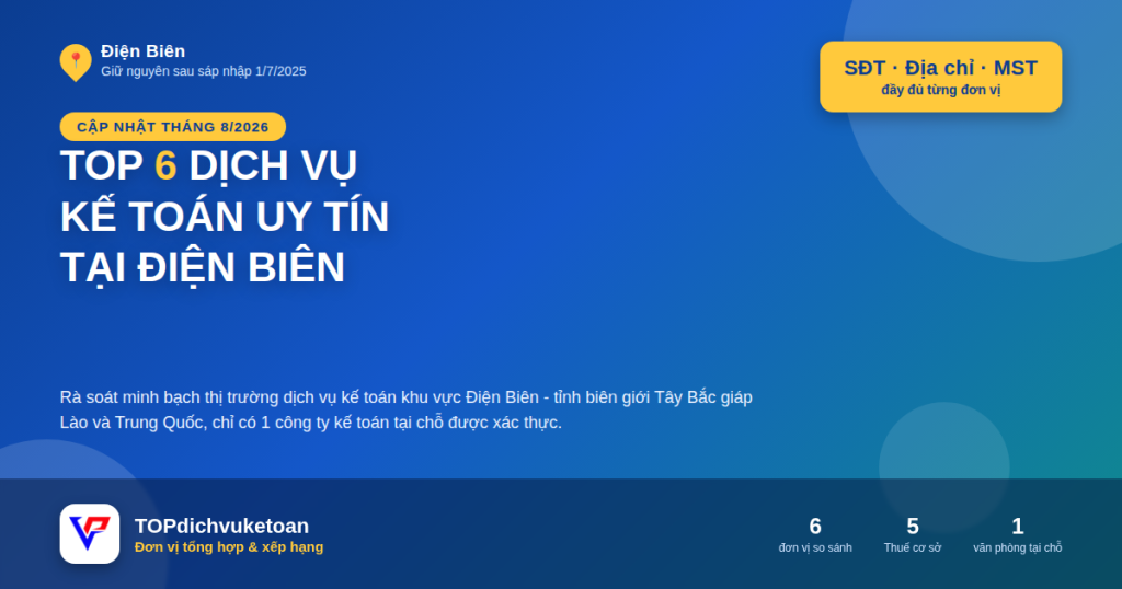 Dịch Vụ Kế Toán Uy Tín Tại Điện Biên1