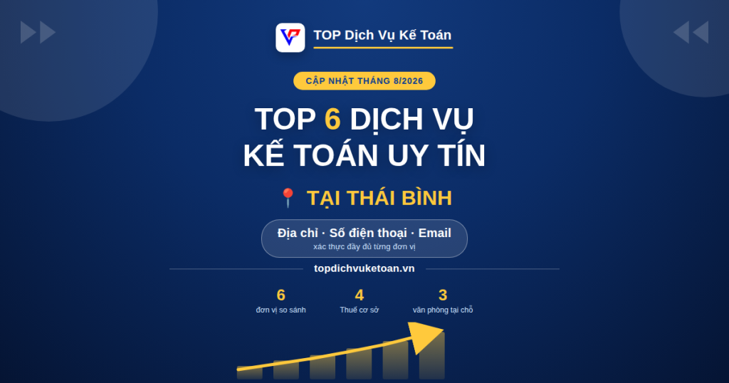 Dịch Vụ Kế Toán Uy Tín Tại Thái Bình