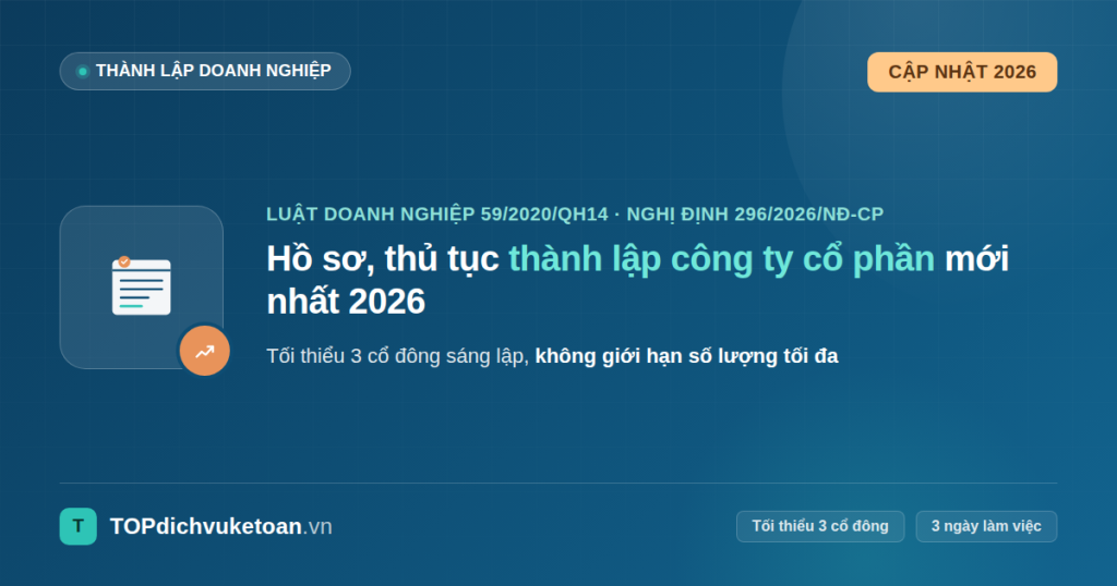 thành lập công ty cổ phần - TOP dịch vụ kế toán
