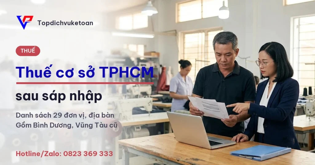 Thuế cơ sở TPHCM sau sáp nhập quản lý cả Bình Dương, Bà Rịa Vũng Tàu cũ
